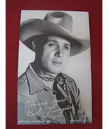 1940s Penny Arcade Card Bob Livingston Western Cowboy #22 - £14.89 GBP