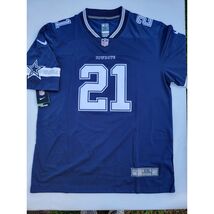 Ezekiel Elliott Jersey #21 Nike On Field Blue Cowboys NFL Men's Size XXL... - $32.97