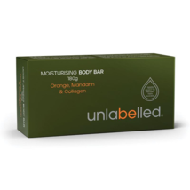 Unlabelled Moisturising Orange Mandarin &amp; Collagen Body Bar 180g - £56.11 GBP