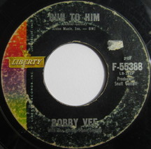 Bobby Vee - Run To Him / Walkin&#39; With My Angel, Vinyl, 45rpm, 1961, Fair - £3.10 GBP
