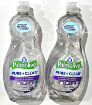 2 Ultra Palmolive Pure Clear Lavender &amp; Eucalyptus Hypoallergenic Dish L... - £17.51 GBP