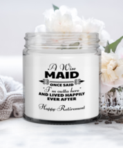 Maid Retirement Candle - Wise Once Said I&#39;m Outta Here And Lived Happily Ever  - £15.77 GBP