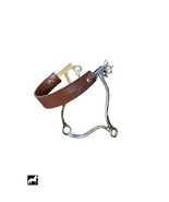 Hackamore Stainless Steel Bit Leather Nose Strap Curb Chain HAFS1 - $37.62