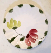 Blue Ridge Southern Potteries Lovely Linda Bread &amp; Butter Plate VTG Pink Green - £7.68 GBP