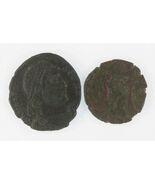 Roman Empire 2-coin Set Constantius II Victories Valens dragging Captive - €44,87 EUR