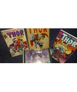 THE MIGHTY THOR 3) CLASSIC COVERS 1) STEEL THOR STEEL SIGN, INC. RARE VA... - $29.99