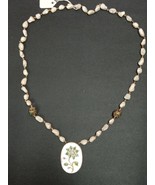 Natural Beautiful Flower Shape Pearl Necklace Vintage Necklace ,Diamond ... - £399.83 GBP