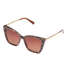 DIFF Becky II Leopard Tortoise Brown Gradient Sunglasses - £52.49 GBP