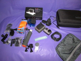 GoPro HERO 4 Digital Camcorder - Silver C313112 27 piece Set Includes MO... - $415.79