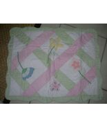 KIDS EXPRESSIONS FLOWERS 1pc QUILTED SHAM NIP - $21.17
