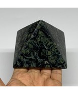0.93 lbs, 2.4&quot;x3.2&quot;x3.2&quot;, Kambaba Jasper Pyramid Gemstone Polished, B31626 - £66.83 GBP