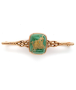 Woven 10k Rose Gold Genuine Natural Turquoise Pin 2" x 5/8" Jewelry (#J6... - $629.85 CAD Woven 10k Rose Gold Genuine Natural Turquoise Pin 2" x 5/8" Jewelry (#J6... - $629.85 CAD