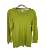 Banana Republic Women&#39;s 3/4-Sleeve Sweater Silk/Cotton Lime Green Size L - €21,03 EUR