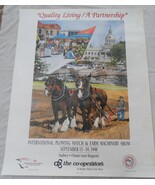International Plowing Match 1998 Poster Kingston Farm Machinery Show 28*... - $49.50