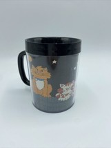 Thermo Serv Cat Mug Orange Tabby Kitty Hot Cold Beverages 12oz Vintage - $12.19