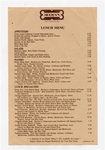 Morton&#39;s of Chicago The Steakhouse Lunch &amp; Dinner Menu Nashville Tennessee 1993 - $17.82