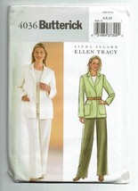 Butterick Sewing Pattern 4036 Misses Jacket Pants Size 6-10 - £6.29 GBP