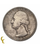 Quart De Dollar Washington Argent 1932-S (Très Bon État, État VF) - $192.81