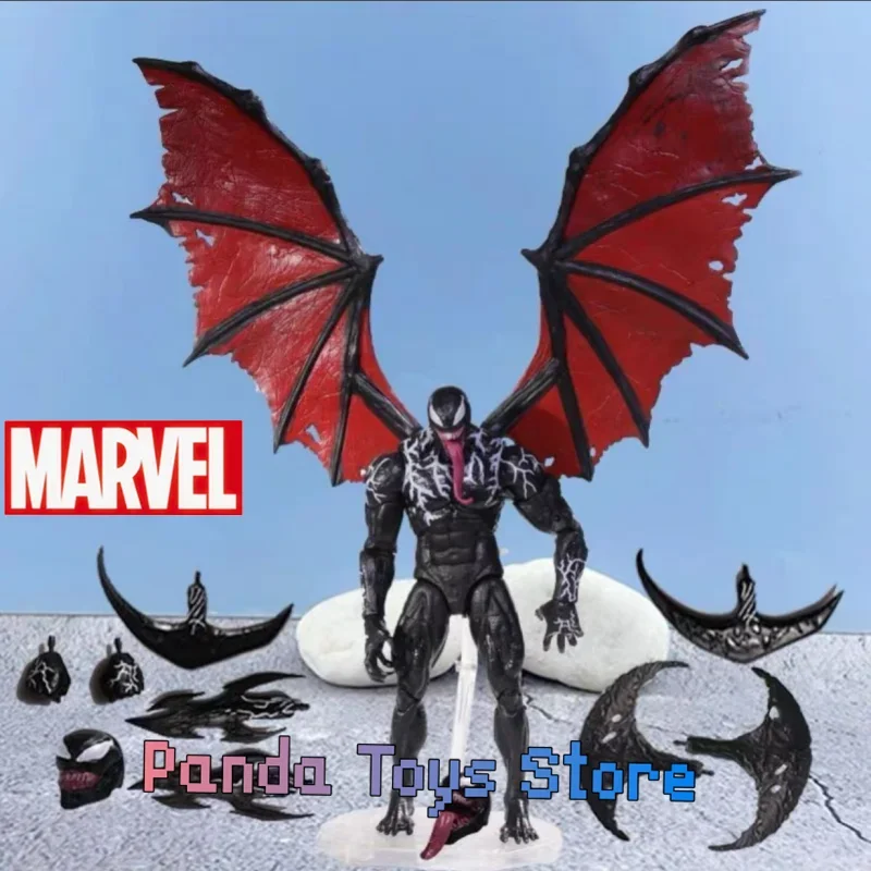 Ine venom carnage figure cletus kasady mafex 088 venom with wing joints moveable figure thumb200