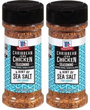 (2 Ct) McCormick Caribbean Jerk Chicken Seasoning Low Sodium 4.13 oz Bottle - £15.91 GBP