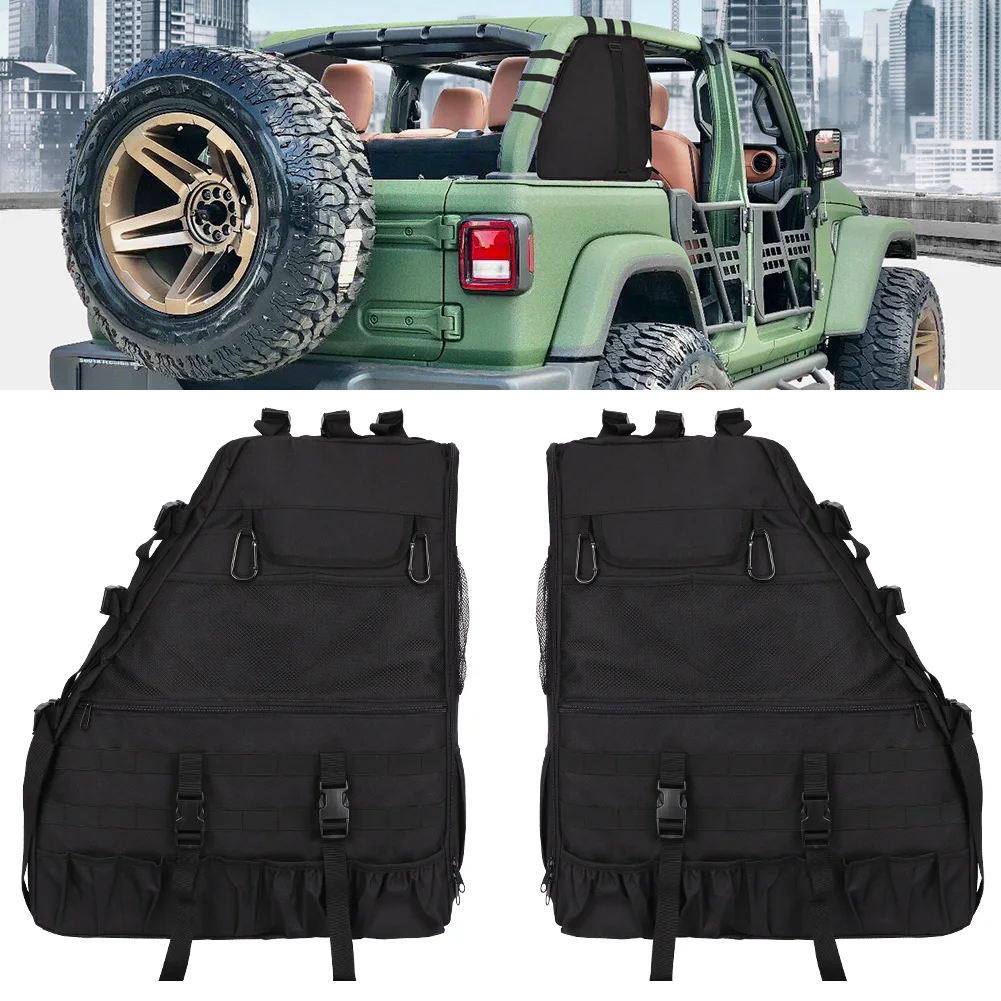 For jeep wrangler jk rubicon 4 door 2007 2019 jl jk jku roll bar storage bag thumb200