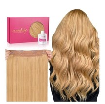 WENNALIFE Wire Hair Extensions Real Human Hair 12&quot; Strawberry Blonde Rem... - $49.50