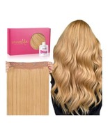 WENNALIFE Wire Hair Extensions Real Human Hair 12&quot; Strawberry Blonde Rem... - £38.93 GBP