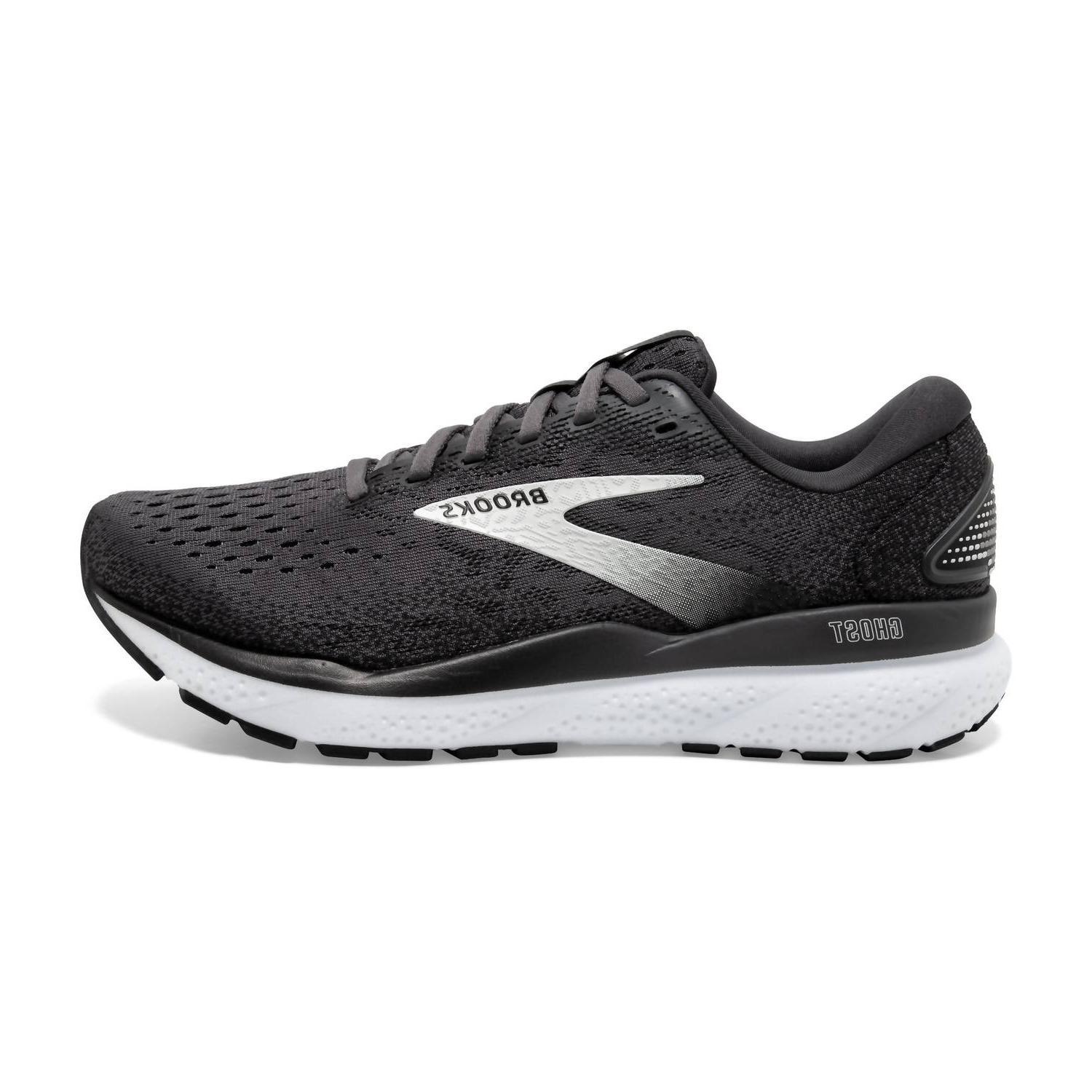 Brooks men&#39;s ghost 16 road running shoe 090 Black/grey/white - $93.00