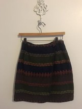 Vintage Stringbean Western Aztec Short Wrap Skirt Fall Winter Women&#39;s Sz Medium - £14.93 GBP