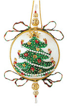 Cracker Box Christmas Ornament Kit  At the Sign of The Christmas Tree  6&quot; ball - £78.18 GBP