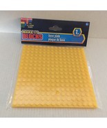 New Make-It Blocks 5&#39;&#39; x 5&#39;&#39; Base Plate - Yellow - $148.24 MXN
