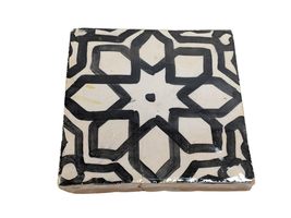 1x Moroccan Zellige Mosaic Tiles | Pattern | Design 1| 10cm / 4 inch - £17.28 GBP