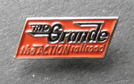 RIO GRANDE RAILWAY RAILROAD LAPEL PIN BADGE 3/4 INCH - £4.31 GBP