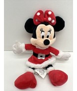 Pre-Owned Minnie Mouse Disney Christmas Mrs. Claus Outfit Plush 10&quot; Holiday - $17.25 CAD