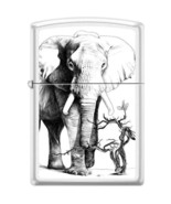 Zippo Lighter - Elephant White Matte - 854781 - $43.54 CAD