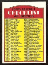 4TH Series Checklist 1972 Topps # 378 Ex Marked - £0.67 GBP