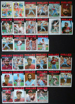 1986 Topps Philadelphia Phillies Team Set of 32 Baseball Cards - £6.38 GBP