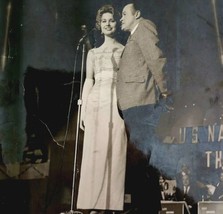 Bob Hope Real Photo US Navy USO 1960s Jill St John Les Brown Band 8x10 DWHH12 - £97.63 GBP