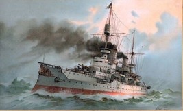 Hugo Graf S.M. Linienschiff Kaiser Friedrich IIIOil Painting Giclee Print Canvas - £7.58 GBP+