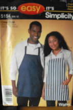 Pattern Unisex Aprons, One Size w/pockets, Decorate They Way You Want - £3.18 GBP