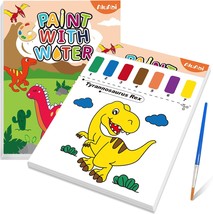 Paint with Water Books for Kid Dinosaur Watercolor Coloring Art Craft Kit Waterc - £19.82 GBP
