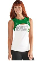 NBA Boston Celtics Power Up Tank Top Womens Size 2XL GIII Sports White Green - £10.91 GBP