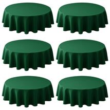 Biscaynebay 6 Pack 60" Hunter Green Textured Round Tablecloths Water Res... - $490.36 MXN Biscaynebay 6 Pack 60" Hunter Green Textured Round Tablecloths Water Res... - $490.36 MXN