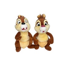 Disney Parks Chip And Dale Chipmunk Plush Stuffed Animals Beanies 9 inch - $16.82