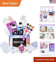 Complete Epoxy Resin Starter Kit: Molds, Tools &amp; Dried Flowers for DIY A... - $36.00