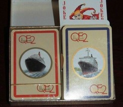 NEW 2 decks Piatnik QE2 / QEII Harrods Playing Cards Harrod's missing top - $35.99