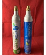 Lot of 2 EMPTY Sodastream CO2 Carbonator Canister Cylinder Bottles 14.5o... - £24.69 GBP