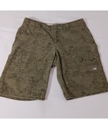 The North Face A5 Series AYE4 Women's Green Cotton Hiking Shorts Size 8 ... - $19.79