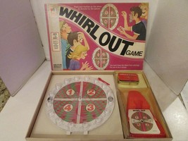 VTG 1971 MILTON BRADLEY #4160 WHIRL OUT GAME ALMOST COMPLETE NICE BOX - $7.02