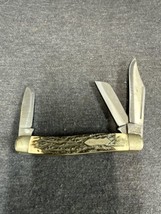 Vtg Pocket Knife Clean Uncle Henry Schrade Walden #885 Lg STOCKMAN First Model - £70.86 GBP